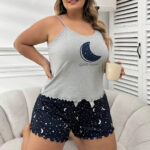 بيجامه هوت شورت قطن - كود 6719