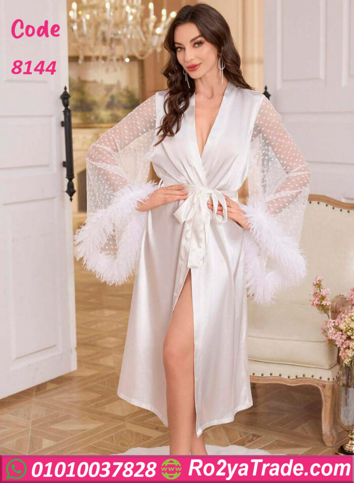 روب لانجري ستان طويل - كود 8144