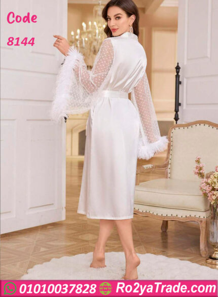 روب لانجري ستان طويل - كود 8144