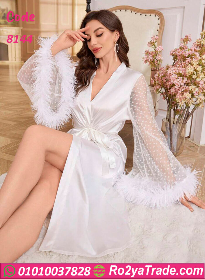 روب لانجري ستان طويل - كود 8144