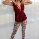 طقم بنطلون وبلوزة أنيق - كود 851