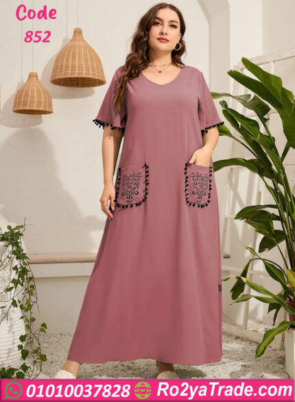عبايه حريمي نص كم - كود 852