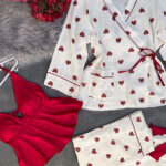 بيجامه حريمي 3 قطعه - كود 8585