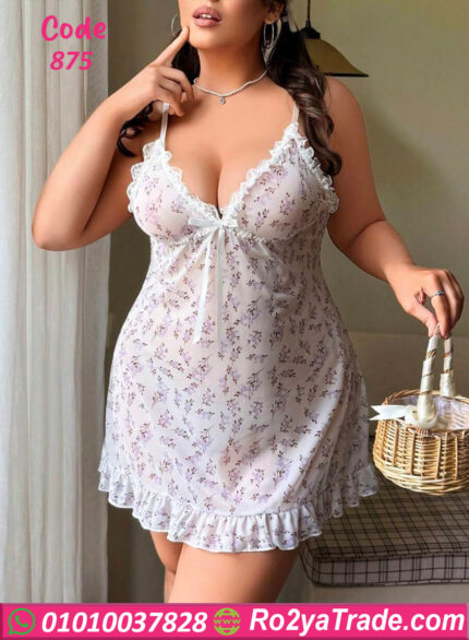 قميص نوم قصير - كود 875