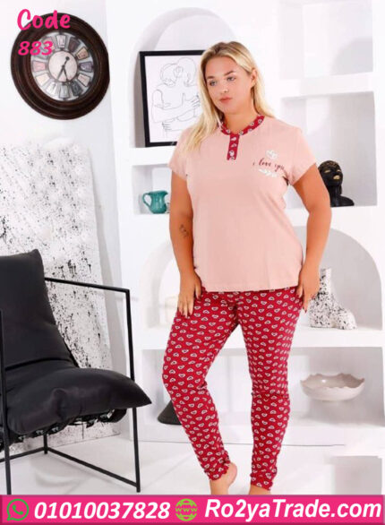 بيجامه صيفي برموده - كود 883