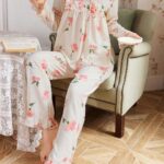 بيجامه نسائيه نعومة القماش - كود R0090