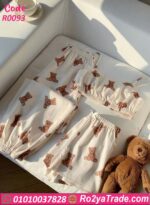 طقم 3 قطعه توب وبنطلون وشورت - كود R0093