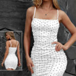 فستان حريمي قصير - كود 0157