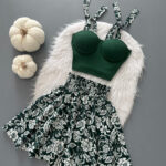 طقم توب وميني جيب مثير - كود 213