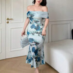 فستان مثير طويل - كود 2213