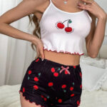 هوت شورت بنقشة كريز - كود 250115