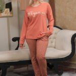 بيجامه قطن فبران - كود 2824