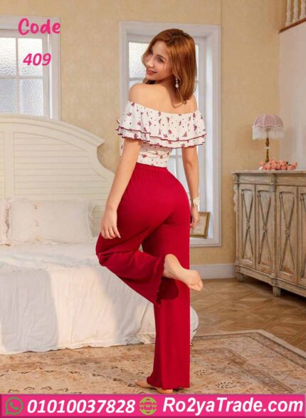 بيجامه توب وبنطلون - كود 409