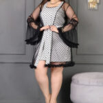 قميص نوم قصير بروب شيفون - كود 488