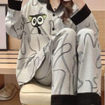 بيجامه مريحه حريمي - كود 5019