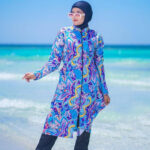 مايوه حريمي قطعتين - كود 5033