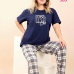 بيجامه نوم نسائية قطن - كود 505