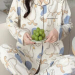 بيجامه حريمي لمسة شبابية - كود 5066