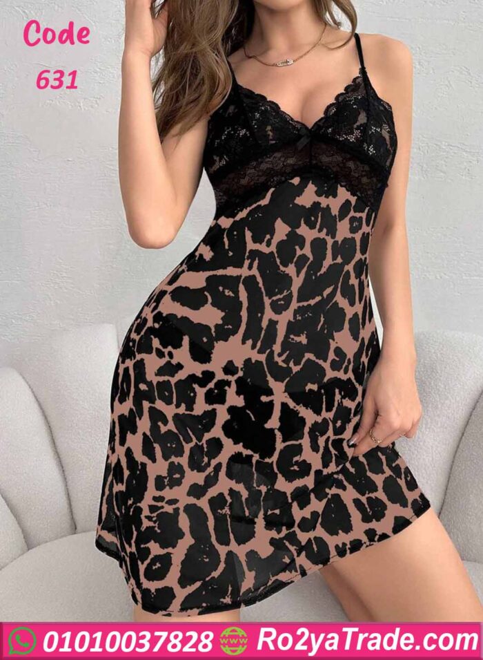 قميص نوم قصير سكسي - كود 631