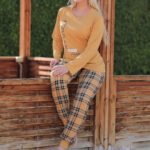 بيجامه قطعتين حريمي - كود 7633