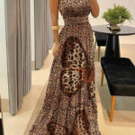 فستان نسائي تايجر بفراشات - كود 936