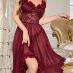 قميص نوم شيفون - كود S237