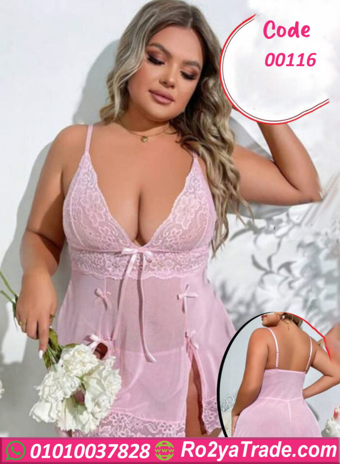 ⁦قميص نوم قصير مثير - كود 00117⁩ - الصورة ⁦1⁩