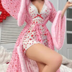 لانجري قصير بروب طويل - كود 0088