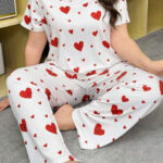 بيجامه حريمي نص كم - كود 043