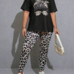 بيجامه حريمي نص كم - كود 087