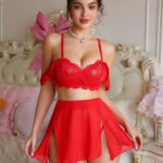 لانجري ميني جيب للعروسة الرقيقة - كود 1126