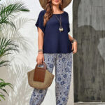 بيجامه نص كم نسائيه - كود 122