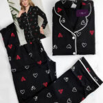 بيجامه زراير قطن حريمي - كود 151