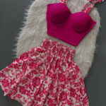 طقم توب وجيب مثير - كود 1945