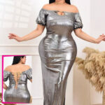 عبايه حريمي جلد لامعه للرقص والدلع - كود 220