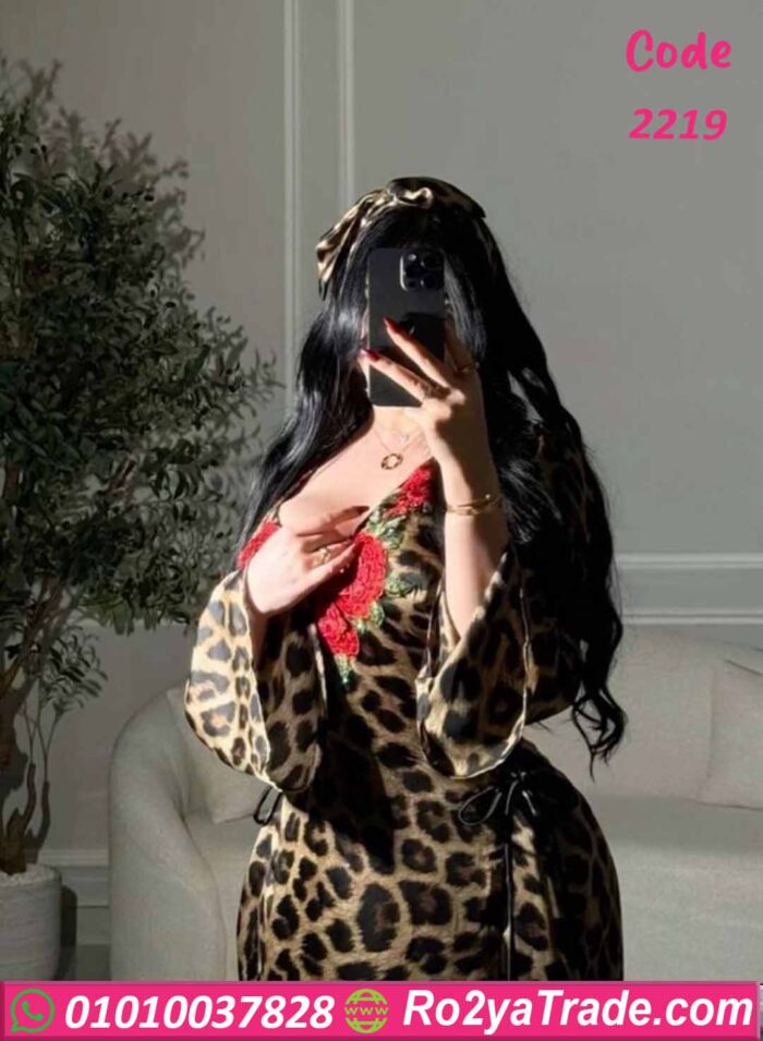 عبايه تايجر مجسمه - كود 2219
