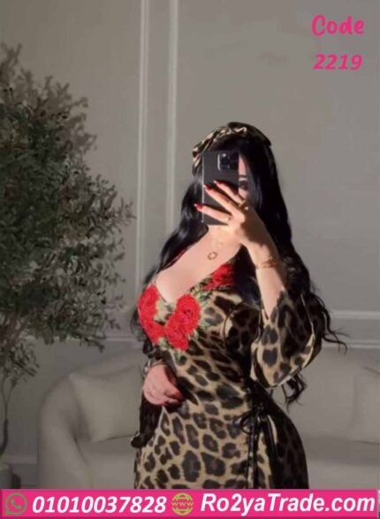 عبايه تايجر مجسمه - كود 2219