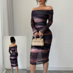 فستان للسهرات مثير - كود 3091