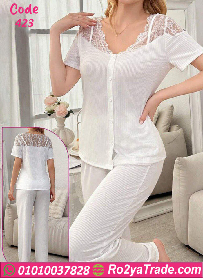 بيجامه نص كم نسائيه - كود 423
