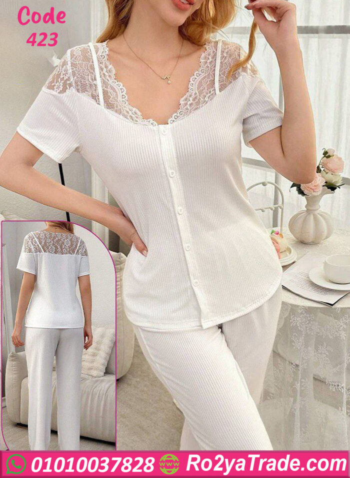 بيجامه نص كم نسائيه - كود 423