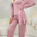 بيجامه حريمي 3 قطعه - كود 4766