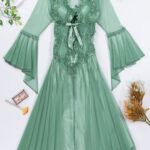 قميص نوم ستان للعرايس طويل - كود 4837