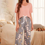 بيجامه نص كم نسائيه - كود 4934