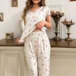 بيجامه صيفي حريمي - كود 4953