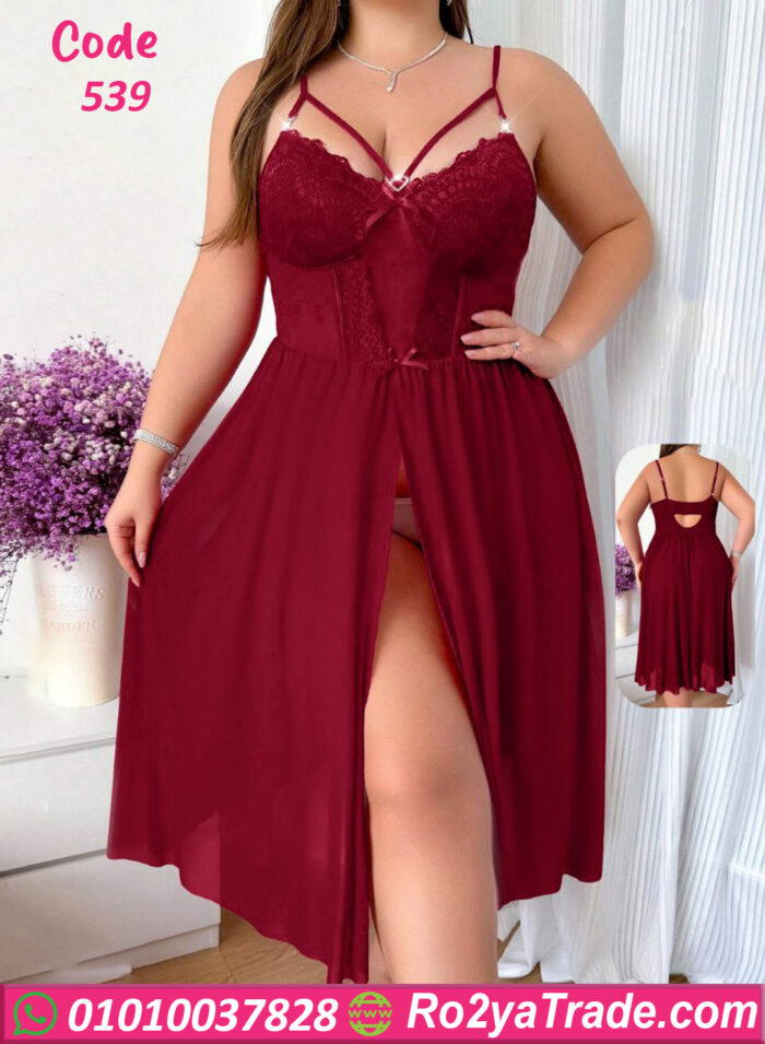 ⁦قميص نوم حريمي - كود 539⁩ - الصورة ⁦1⁩