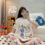 بيجامه 3 قطع مريحه حريمي - كود 6029