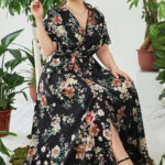 فستان طويل شياكه - كود 895