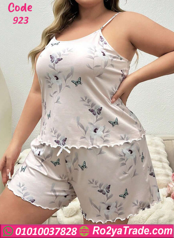 بيجامه شورت حريمي مثيره - كود 923