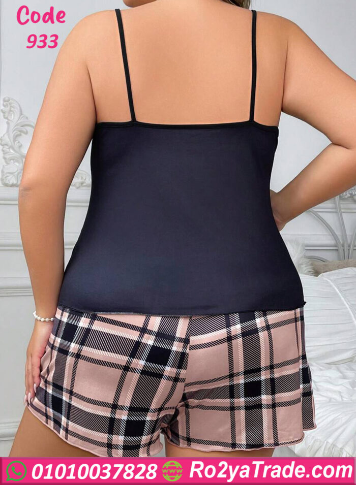 طقم بيجامة هوت شورت للعرايس - كود 933