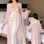 اجمل قميص نوم للعرايس بالروب - كود 938